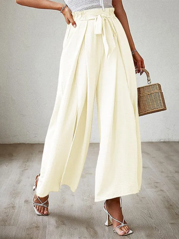 Loose Pleated Wide Leg Women pants