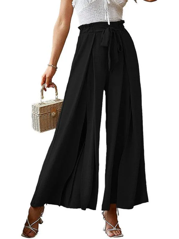 Loose Pleated Wide Leg Women pants