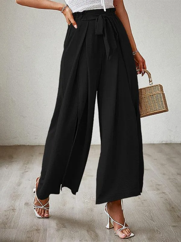 Loose Pleated Wide Leg Women pants