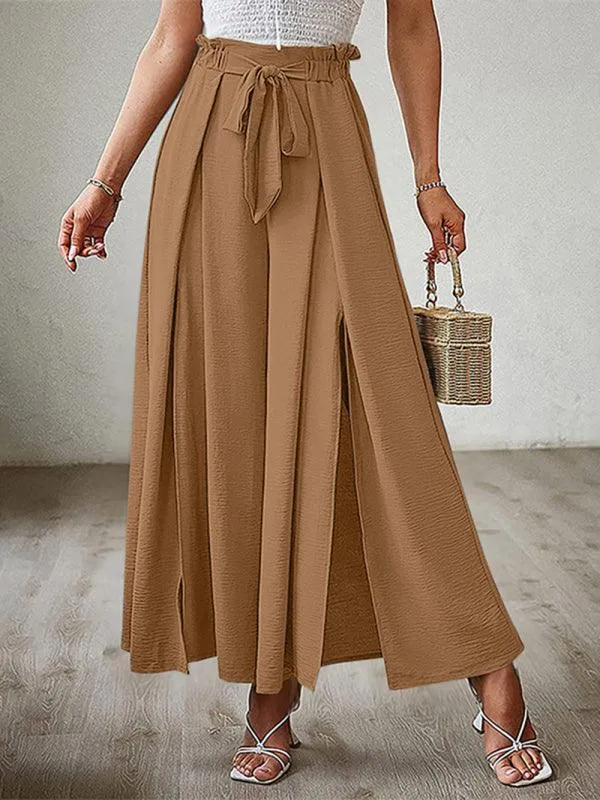 Loose Pleated Wide Leg Women pants