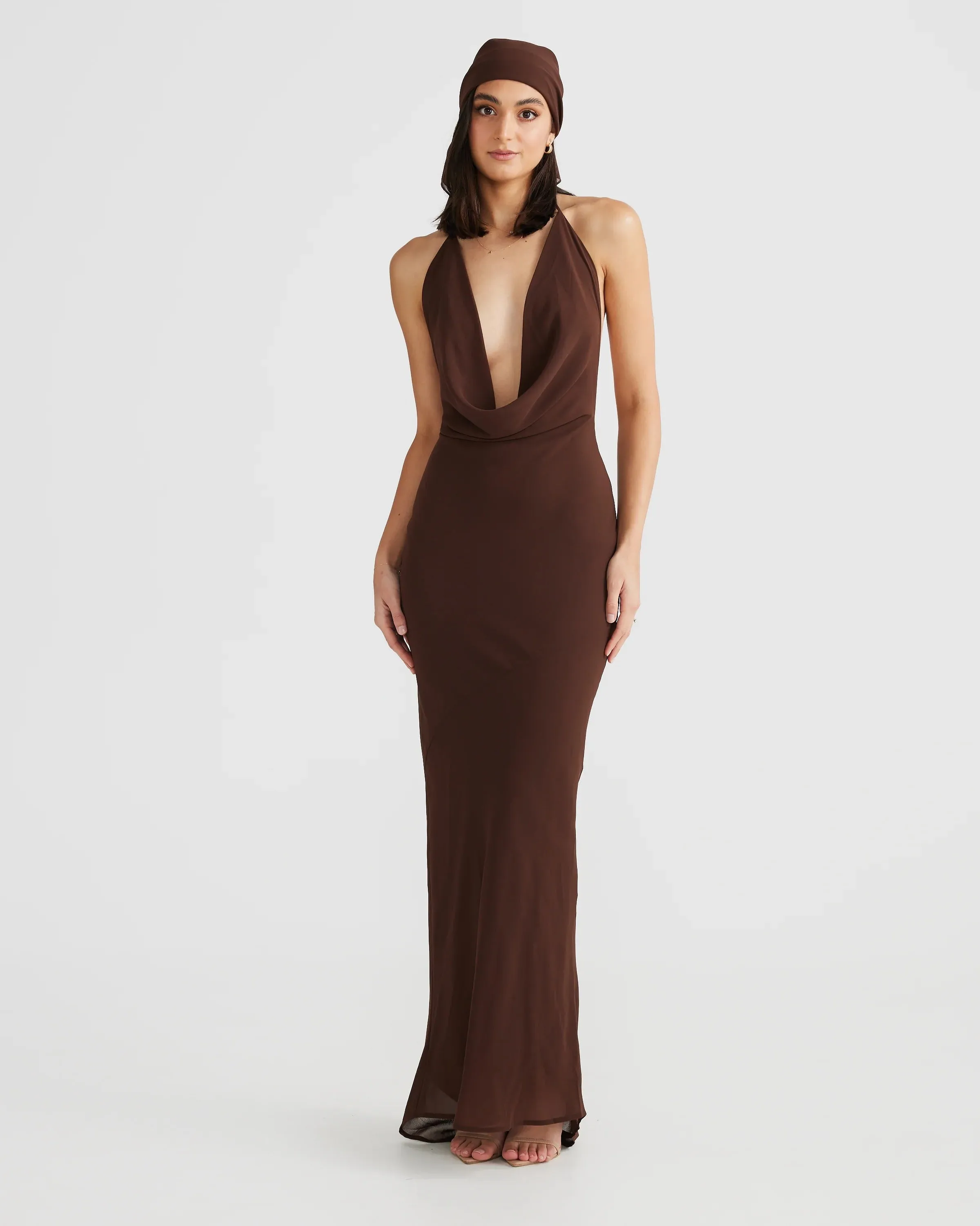 Lopez Dress - Brown