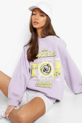 Los Angeles League Champs Oversized Sweater