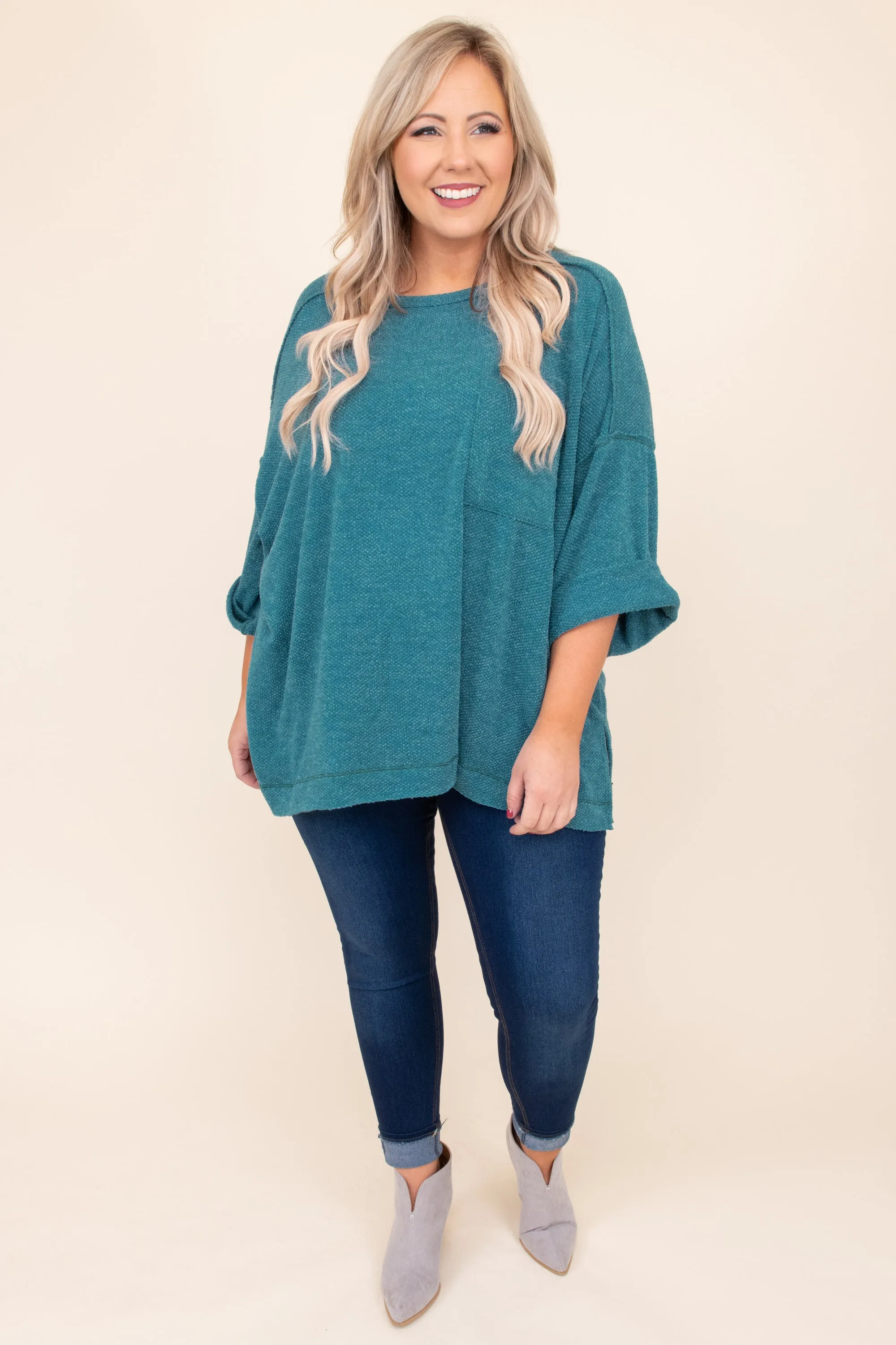 Made To Perfection Top, Teal