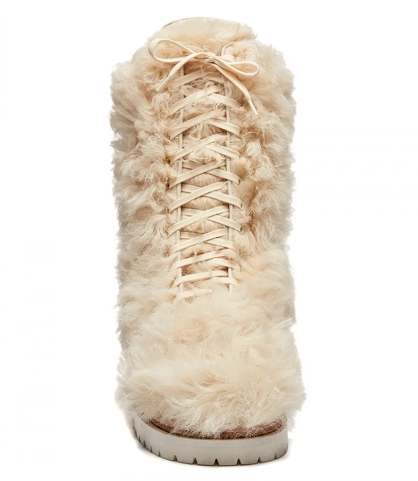 MAGDA BUTRYMSHEARLING COMBAT BOOTS