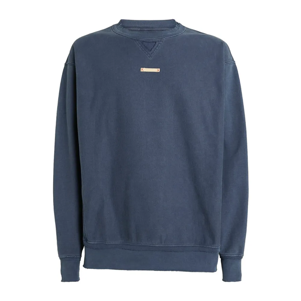 Maison Margiela  |Crew Neck Pullovers Street Style Long Sleeves Cotton