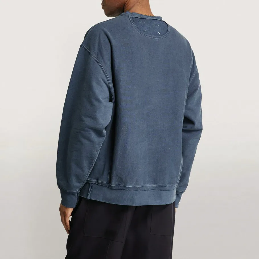 Maison Margiela  |Crew Neck Pullovers Street Style Long Sleeves Cotton