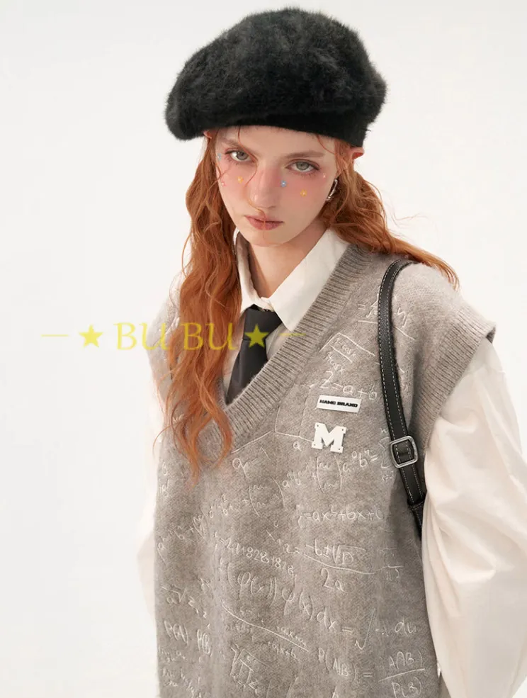 MAMC  |Pullovers Monogram Unisex Blended Fabrics Street Style