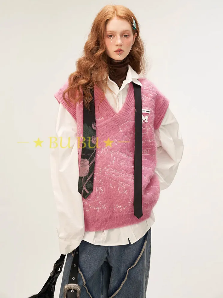 MAMC  |Pullovers Monogram Unisex Blended Fabrics Street Style