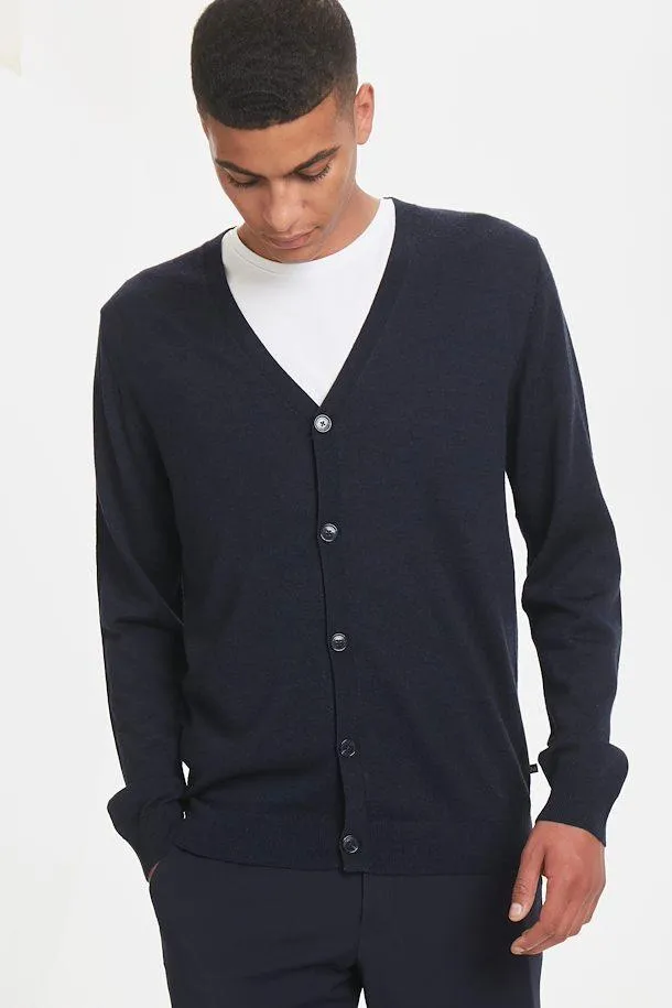 Matinique Jambon Cardigan in Dark Navy