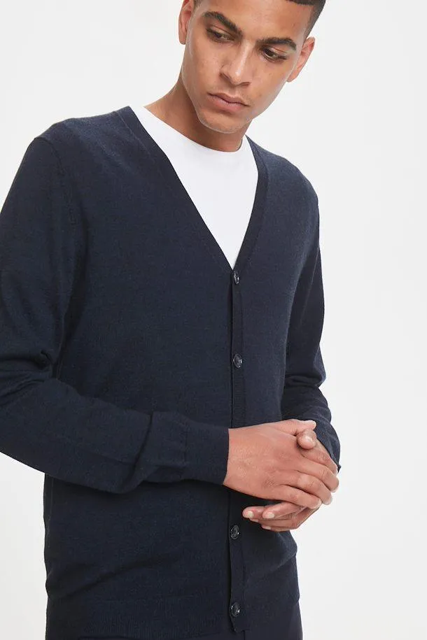 Matinique Jambon Cardigan in Dark Navy