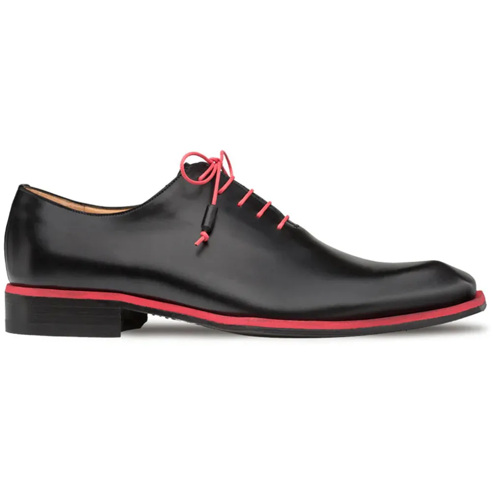 Mezlan Patina Asymmetric Oxfords S108 Black (S108)