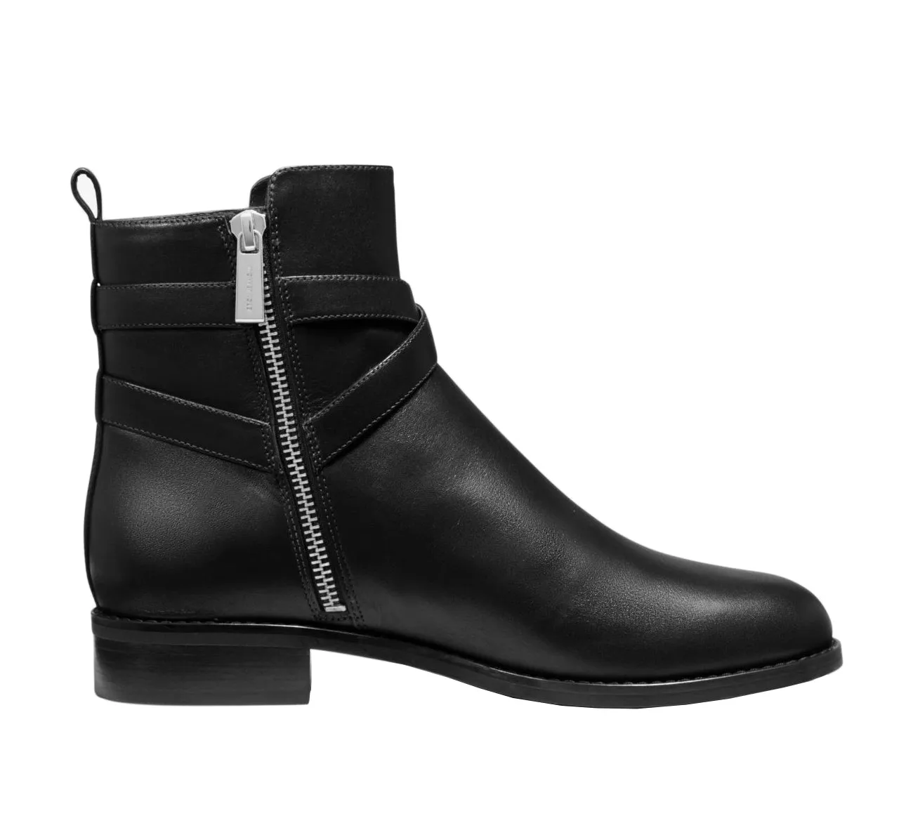 Michael Kors Preston Leather Ankle Boot