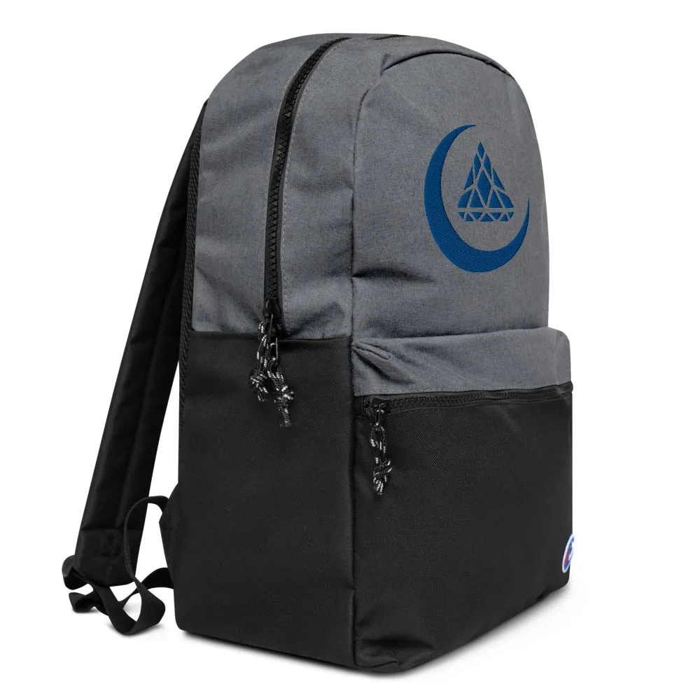 MOON LOGO EMBROIDERED BACKPACK x CHAMPION