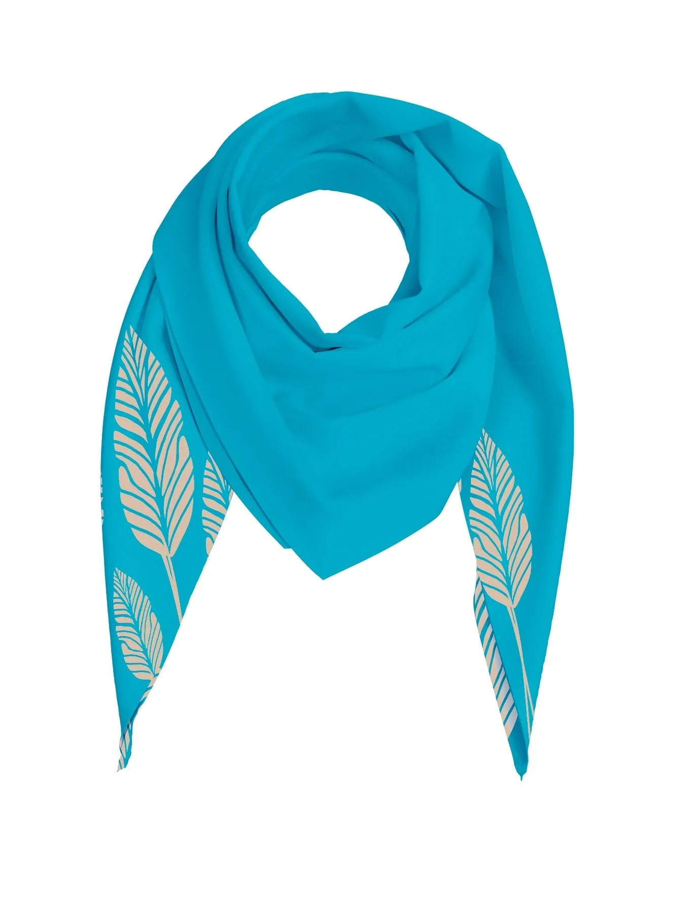 Moussor Headwrap - Palms Blu