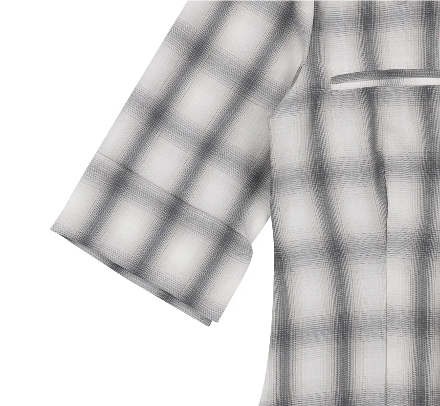 NASTY FANCY CLUB  |Other Plaid Patterns Casual Style Blended Fabrics