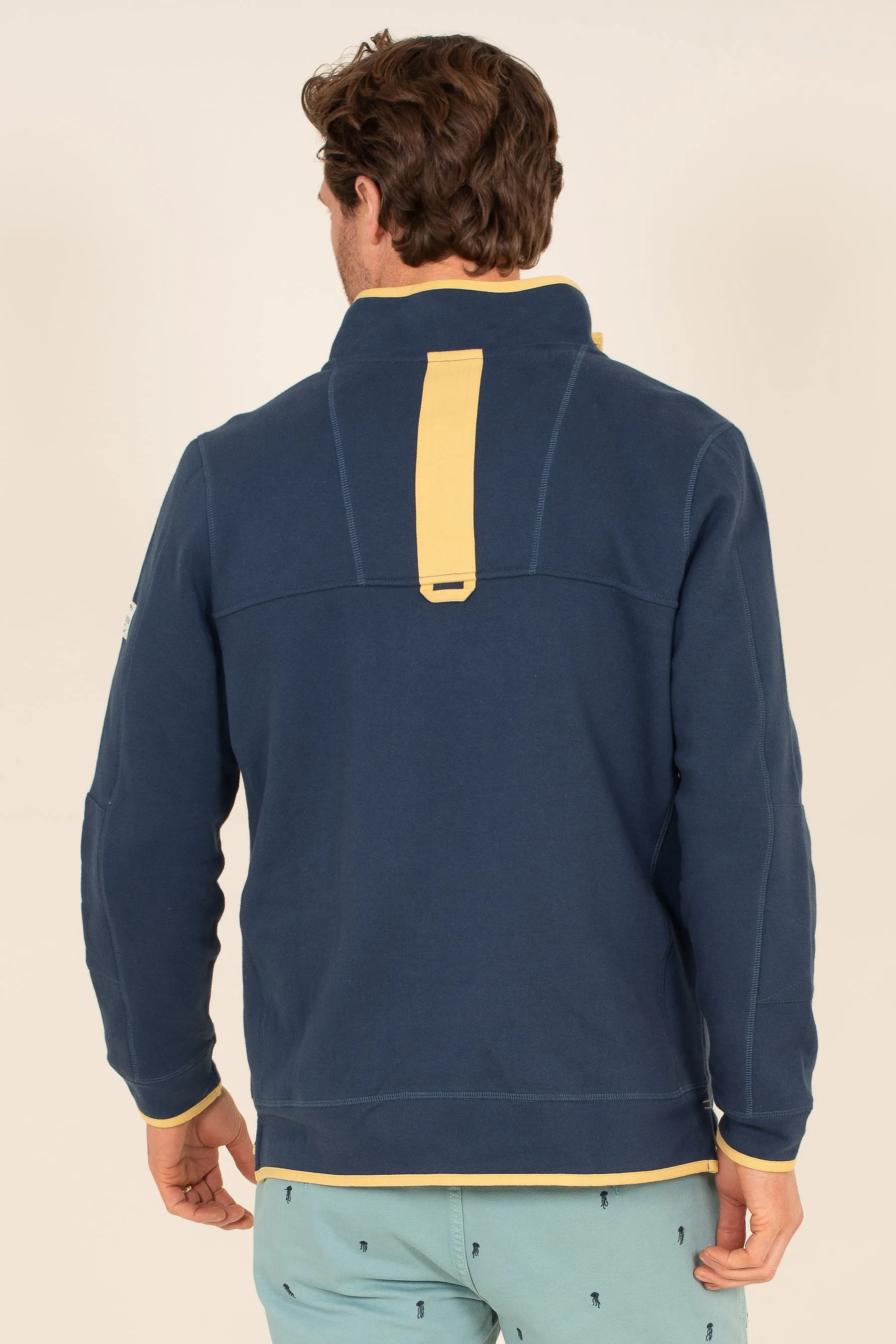 Navy 1/4 Zip Sweat