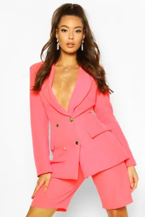 Neon Double Breasted Blazer