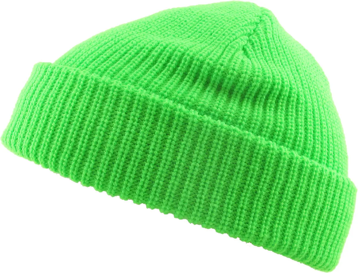 Neon Green Fisherman Beanie