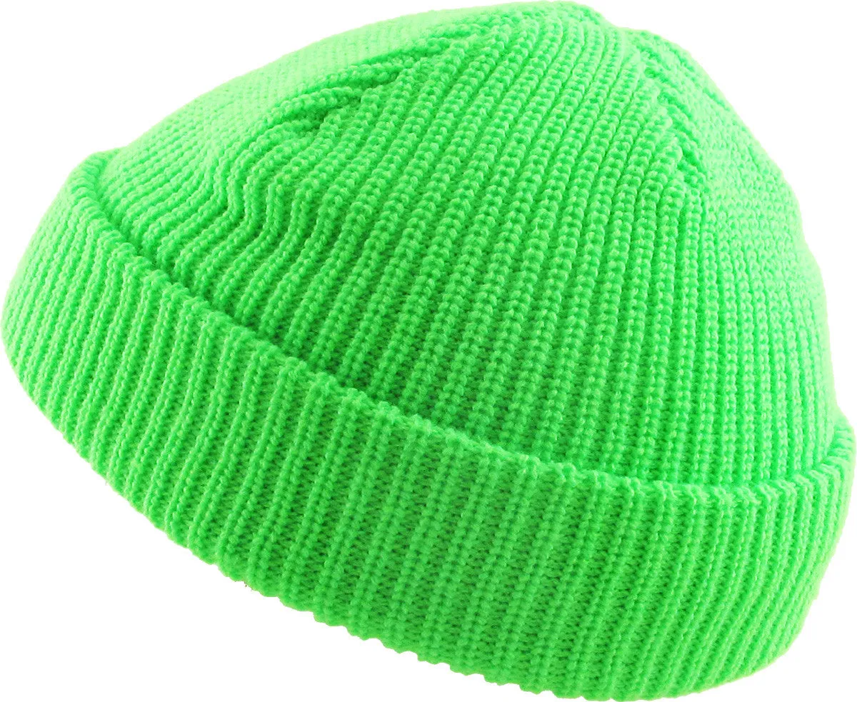 Neon Green Fisherman Beanie