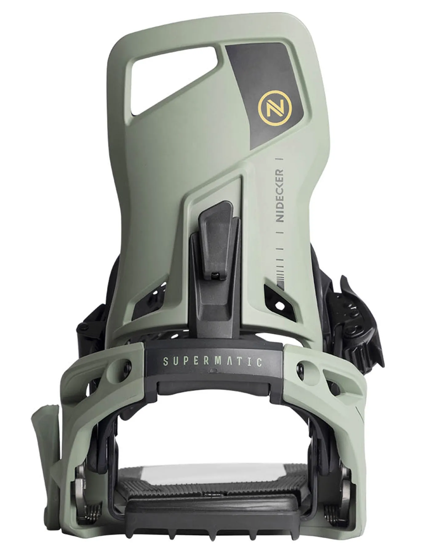 Nidecker Supermatic Snowboard Binding - Olive - 2024