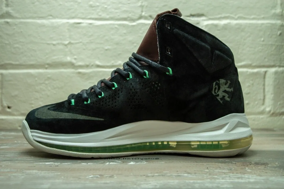 Nike Lebron X 10 Black Suede EXT QS 607078 001