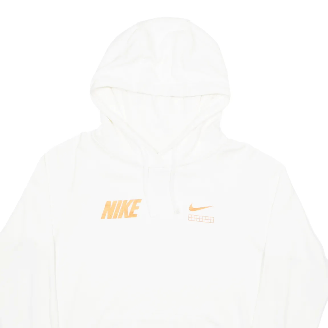 NIKE Mens White Hoodie M