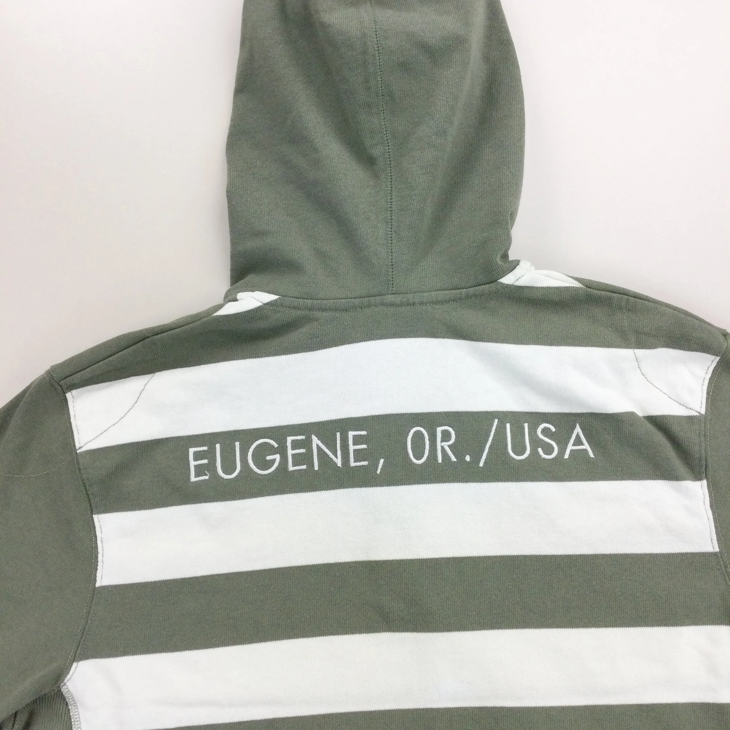 Nike Striped Hoodie - Medium