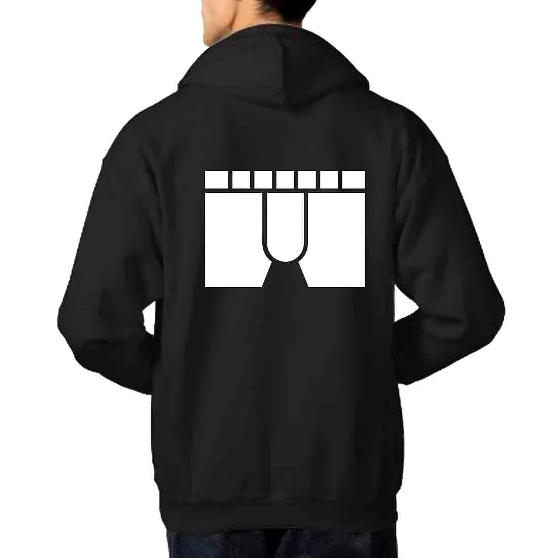 Nutcase Designer Unisex Black Hoodie  - Brief