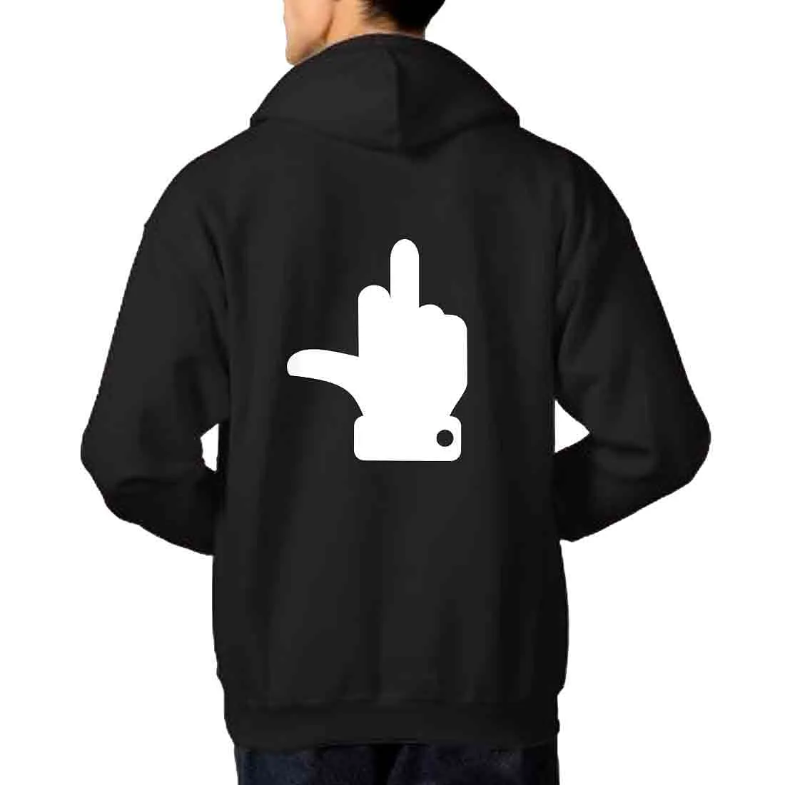 Nutcase Designer Unisex Black Hoodie  - Cool Boy