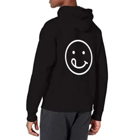 Nutcase hoodie For Men with name on back print ( Unisex) - Cute Emoji