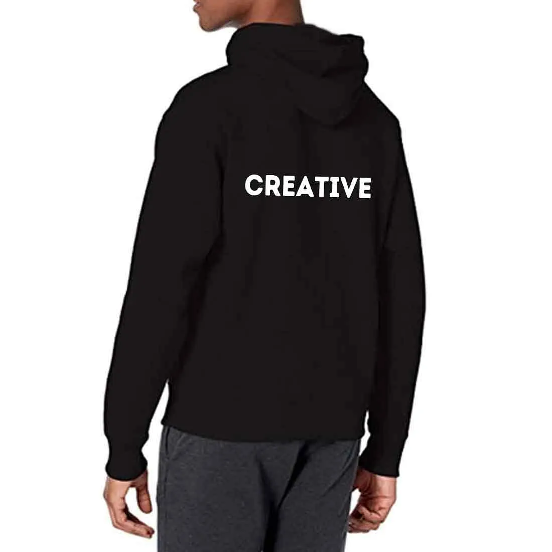 Nutcase Hoodie Stylish Jumper Sweatshirt Unisex ( Black ) - Creative