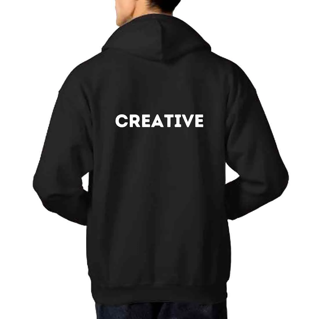 Nutcase Hoodie Stylish Jumper Sweatshirt Unisex ( Black ) - Creative