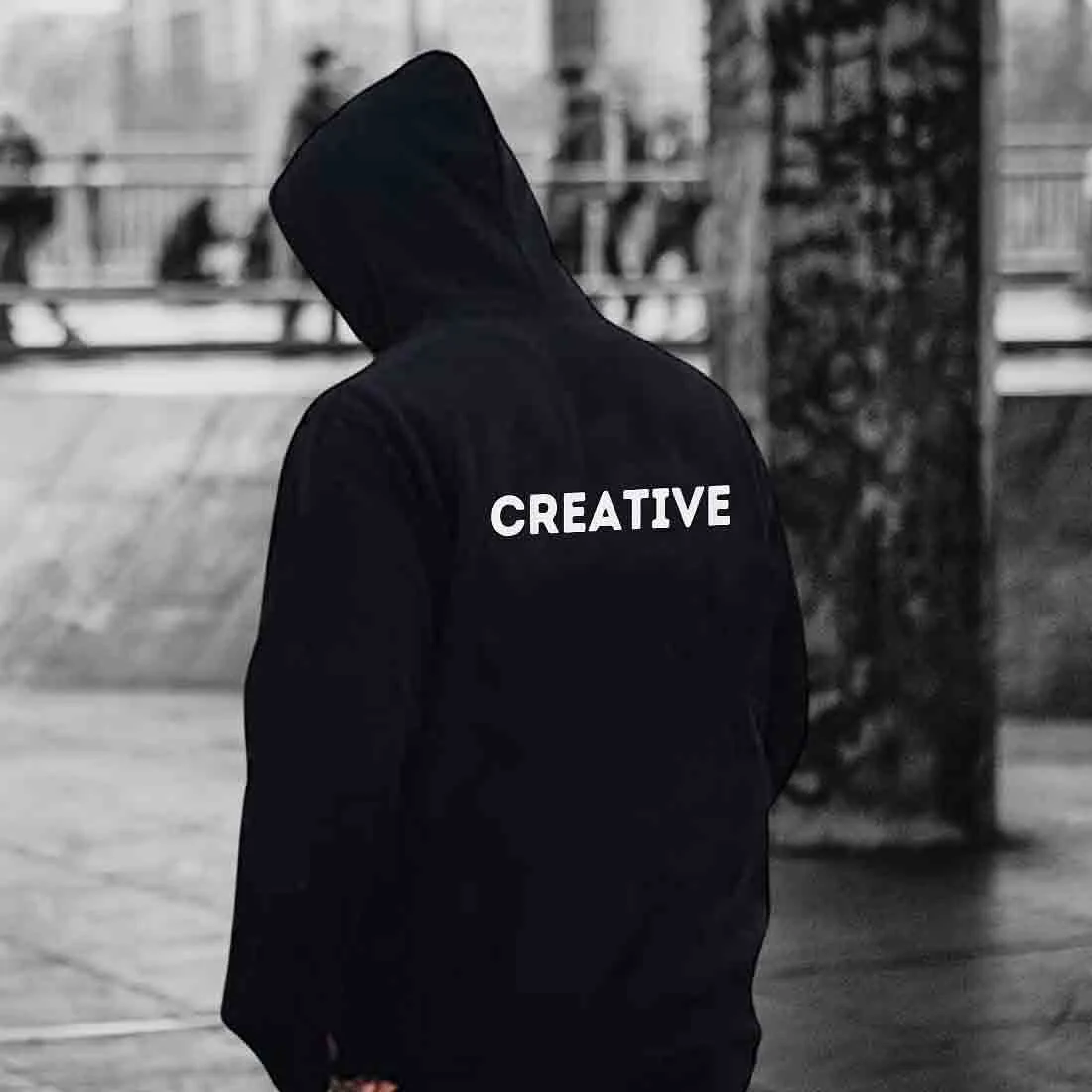 Nutcase Hoodie Stylish Jumper Sweatshirt Unisex ( Black ) - Creative