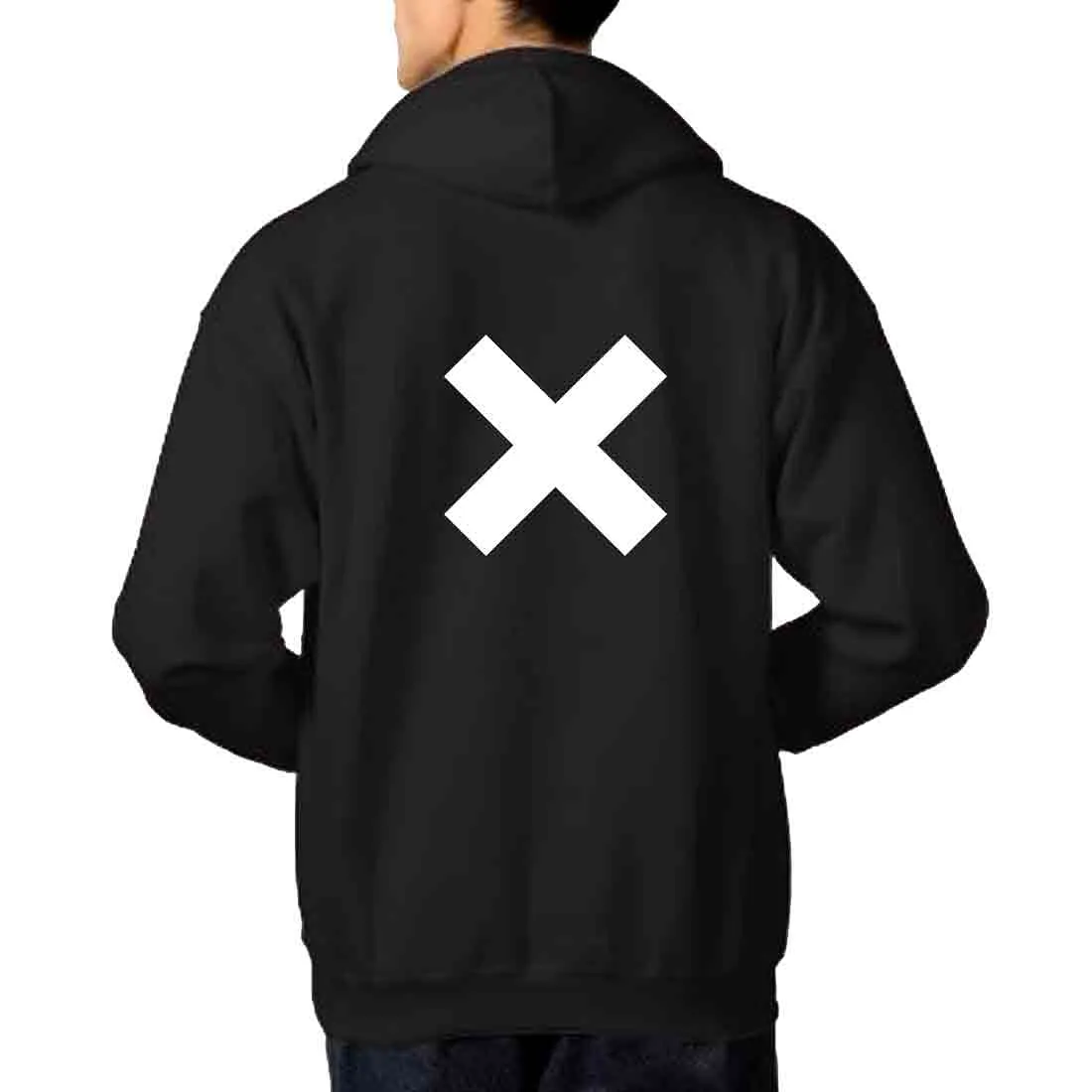 Nutcase Hoodie Stylish Jumper Sweatshirt Unisex ( Black ) - No Cross