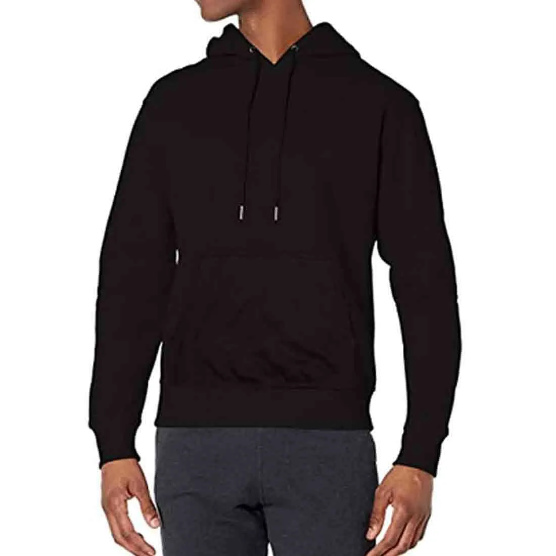 Nutcase Unisex Designer Black Hoodie Men Sweatshirt (Black) - Cross