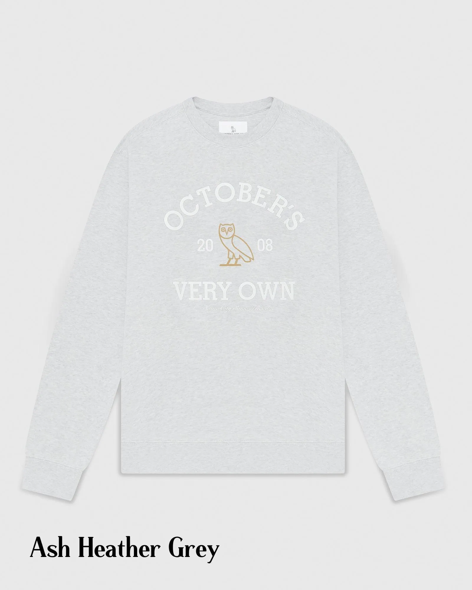 OCTOBERS VERY OWN  |Crew Neck Pullovers Street Style Long Sleeves Cotton Logo