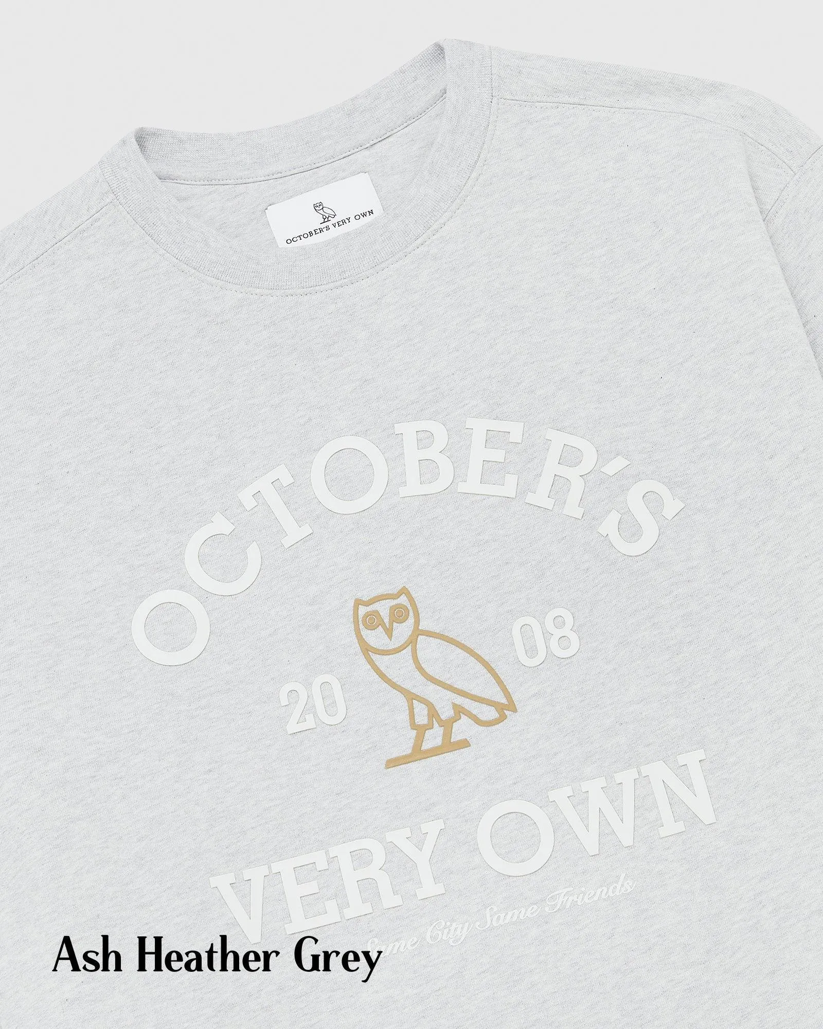 OCTOBERS VERY OWN  |Crew Neck Pullovers Street Style Long Sleeves Cotton Logo