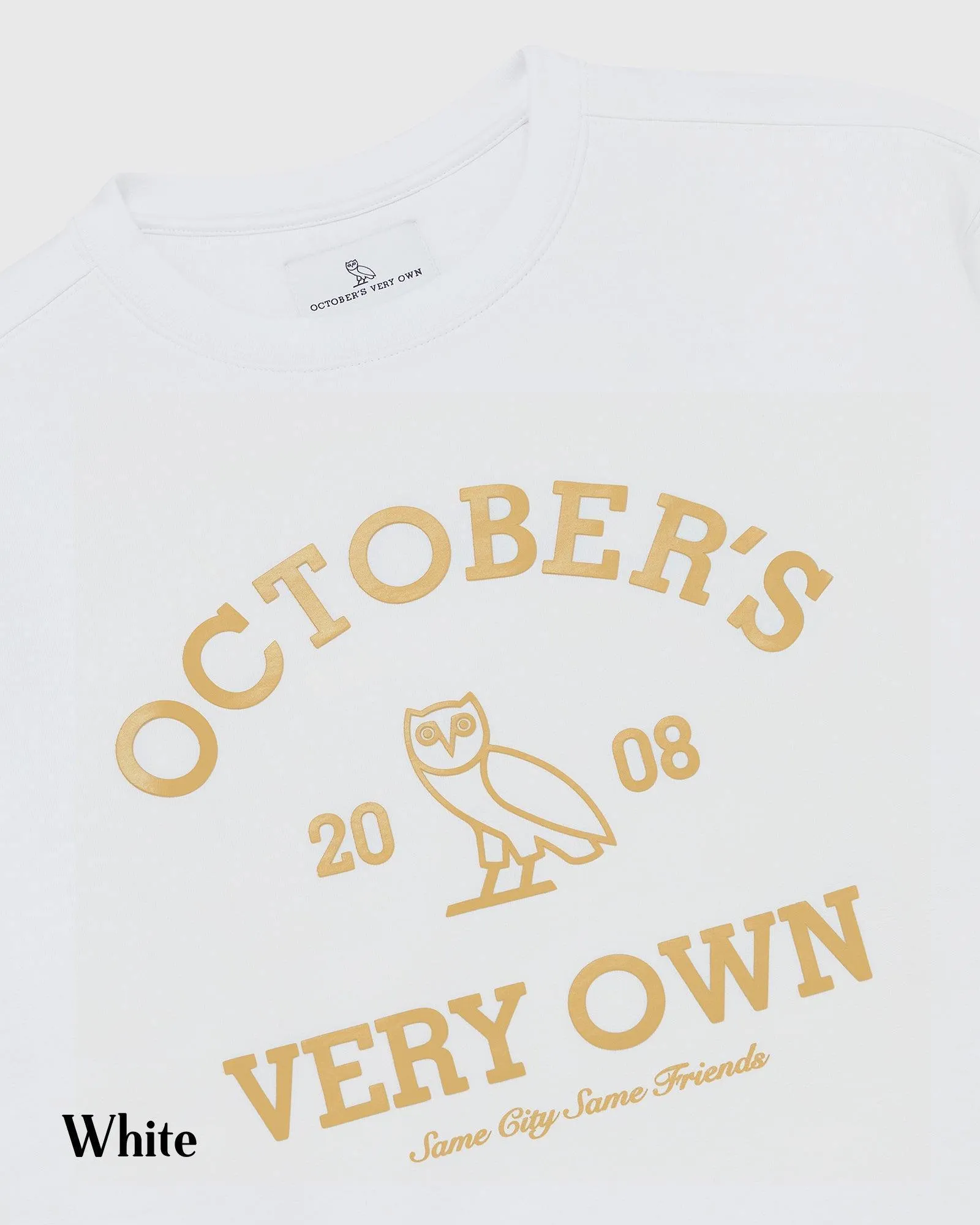 OCTOBERS VERY OWN  |Crew Neck Pullovers Street Style Long Sleeves Cotton Logo