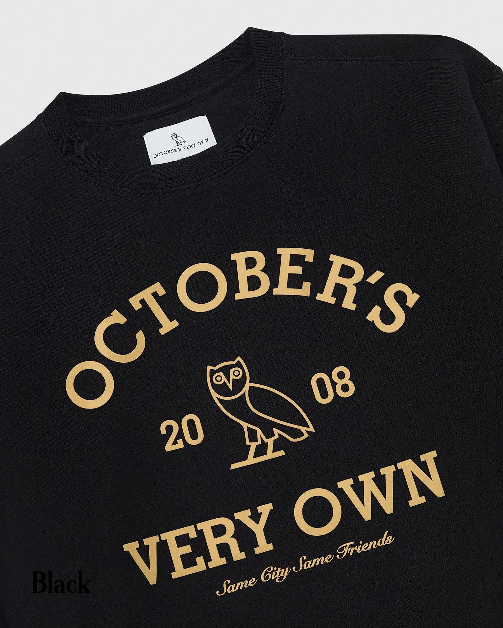 OCTOBERS VERY OWN  |Crew Neck Pullovers Street Style Long Sleeves Cotton Logo