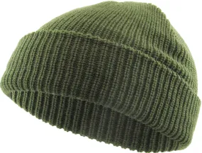 Olive Fisherman Beanie