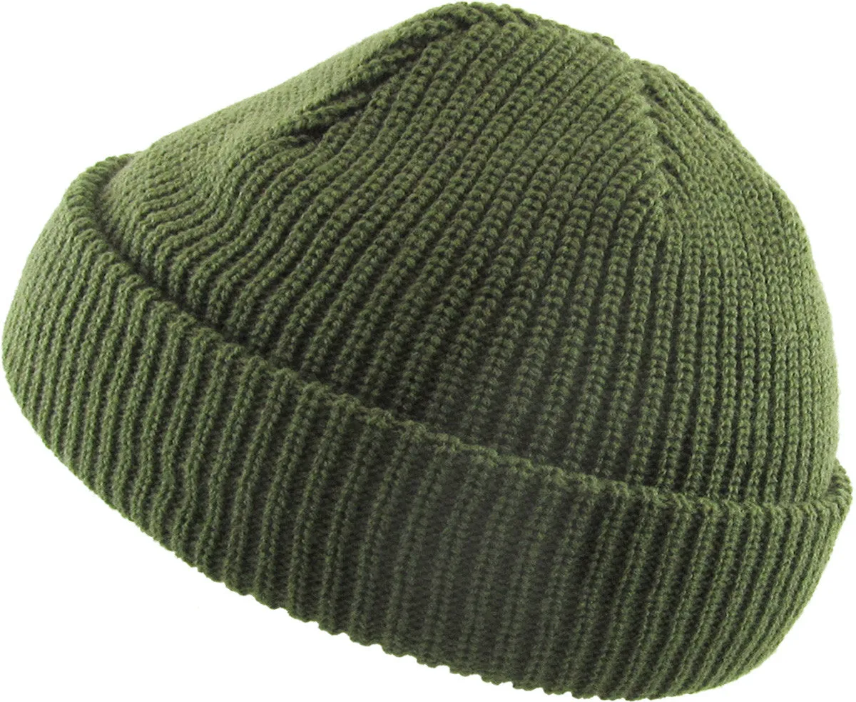 Olive Fisherman Beanie