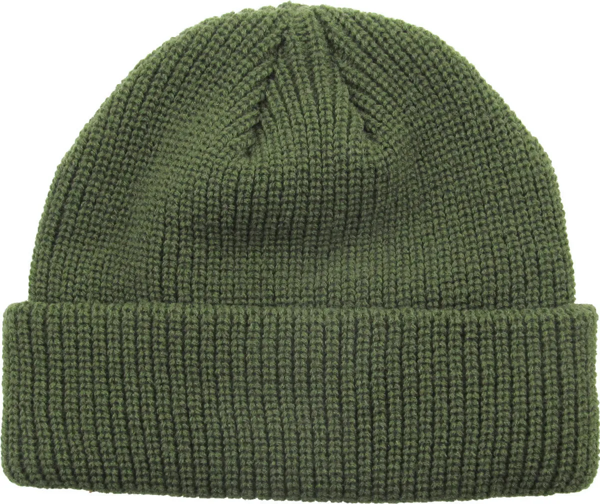 Olive Fisherman Beanie