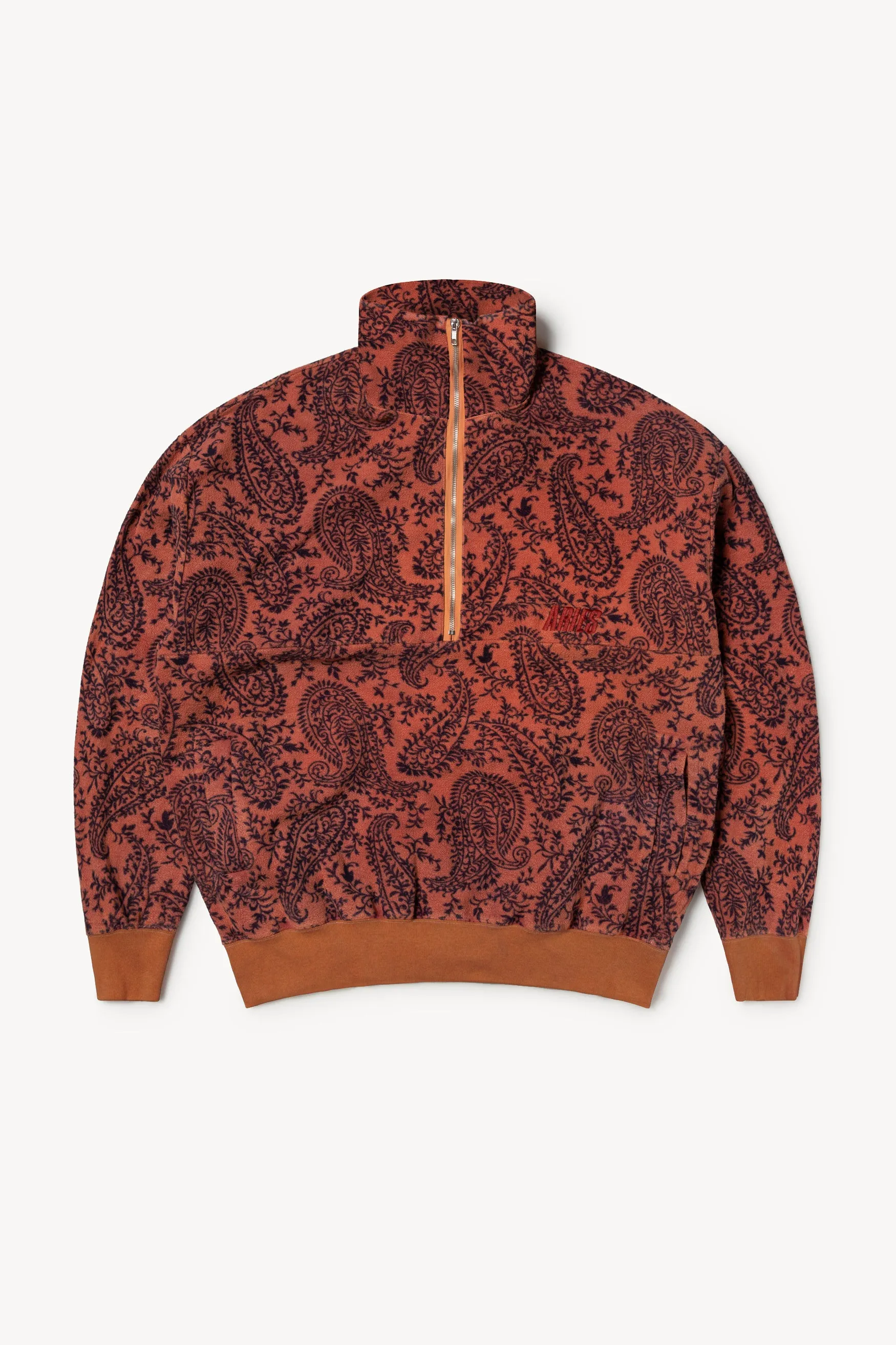 Paisley Reverse Fleece Half-Zip