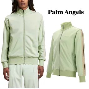 Palm Angels  |Monogram Blended Fabrics Street Style Long Sleeves Plain