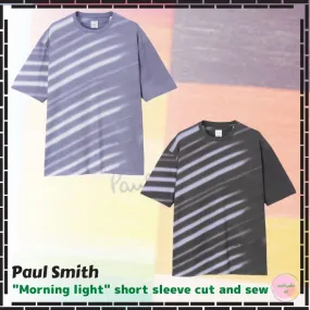 Paul Smith  |Crew Neck Pullovers Stripes Street Style Cotton