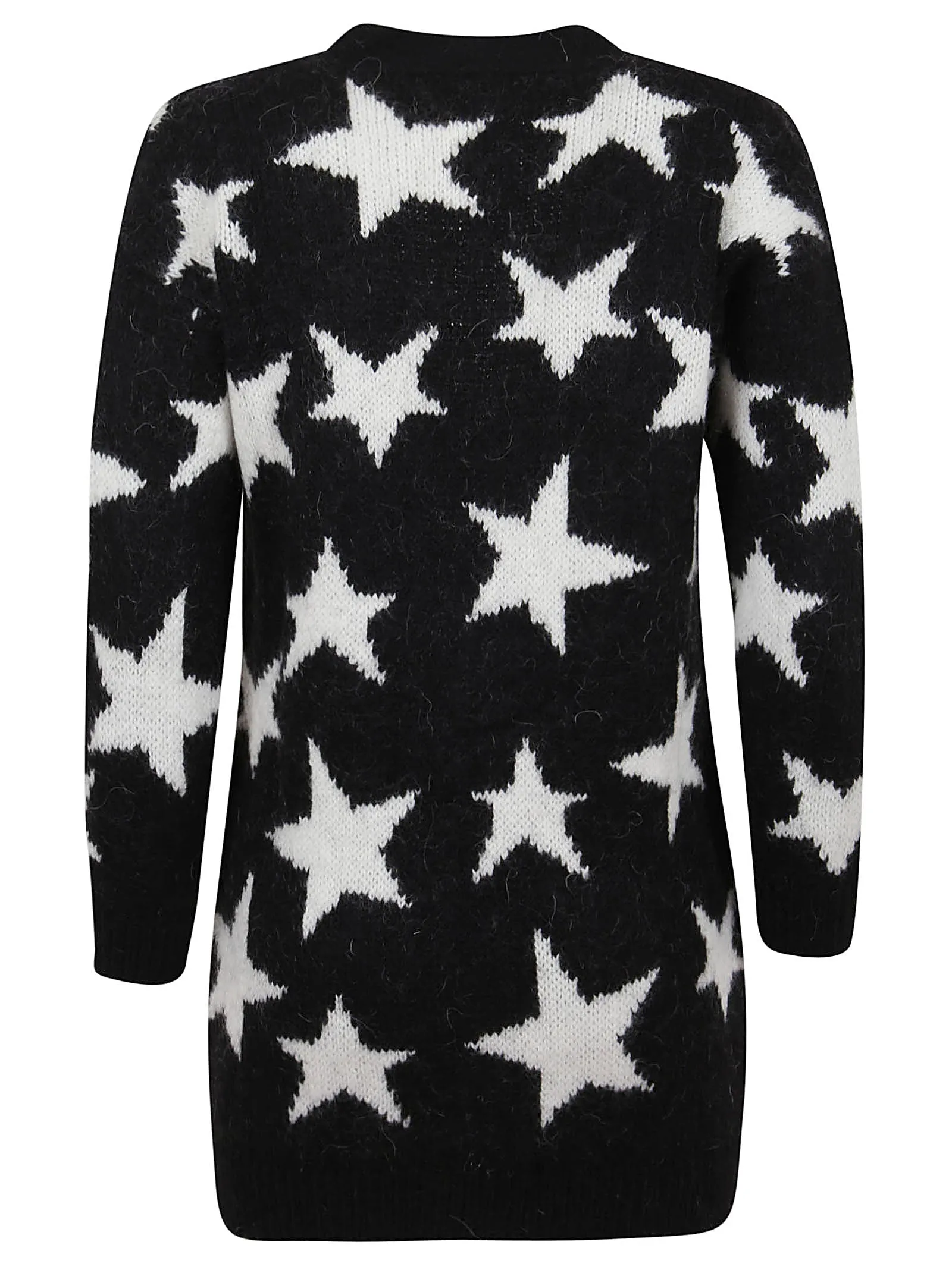 REDValentino Star Jacquard Long-Sleeved Cardigan