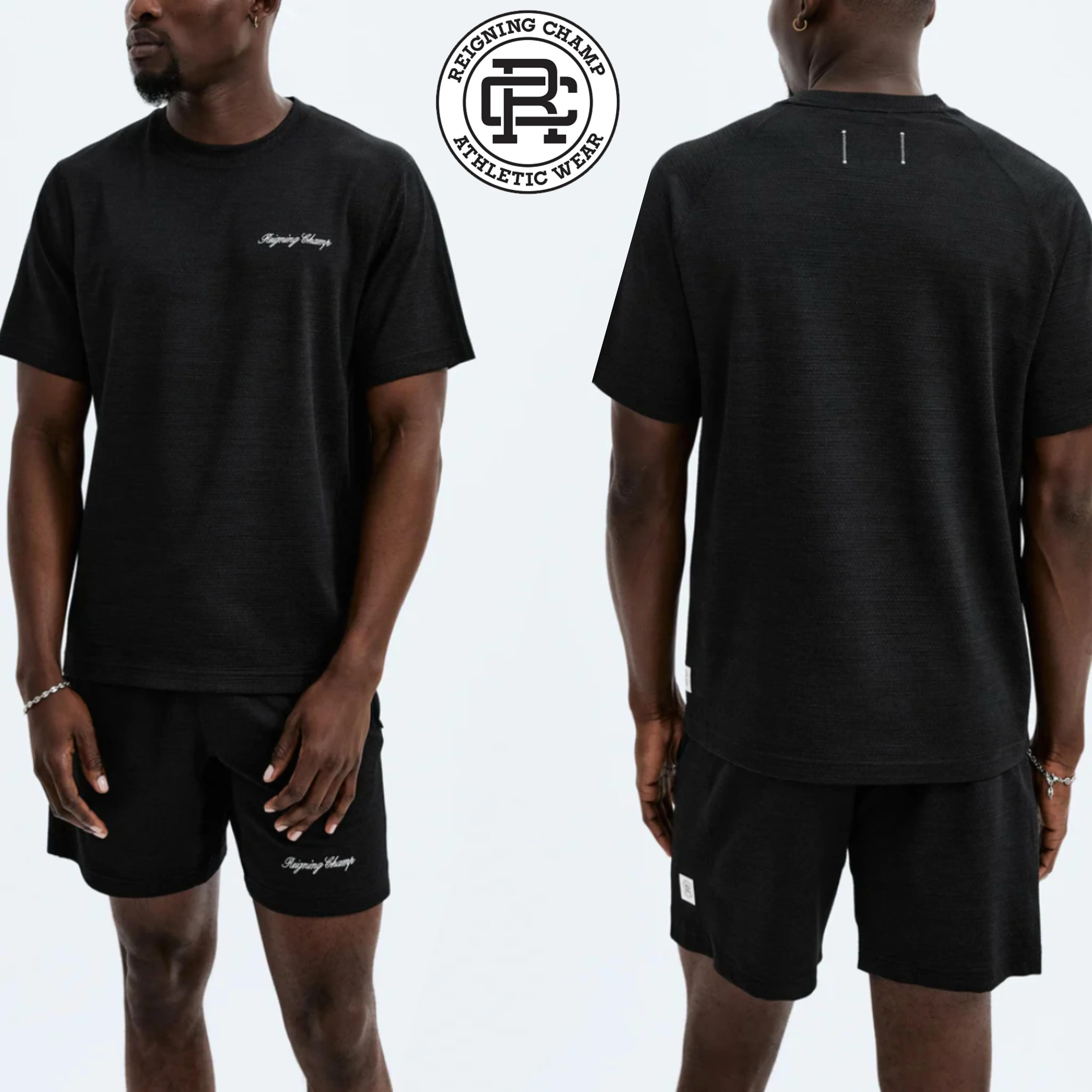 REIGNING CHAMP  |Crew Neck Pullovers Unisex Street Style Plain Short Sleeves