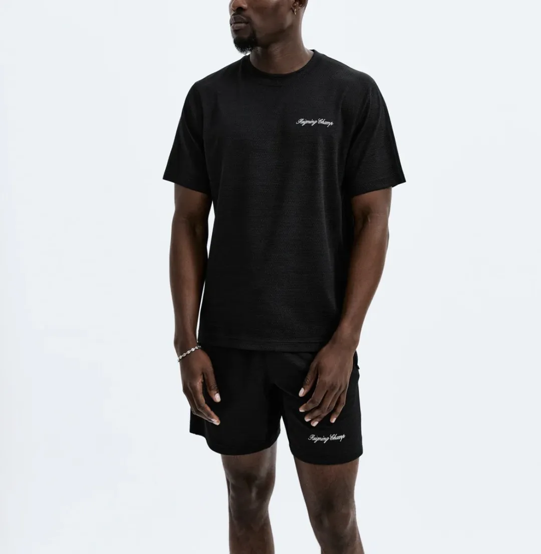 REIGNING CHAMP  |Crew Neck Pullovers Unisex Street Style Plain Short Sleeves