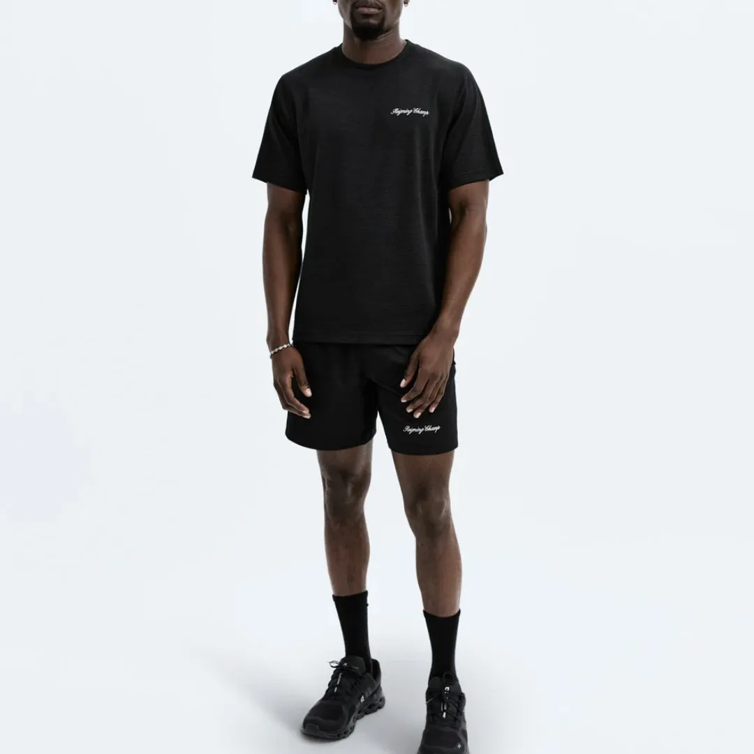 REIGNING CHAMP  |Crew Neck Pullovers Unisex Street Style Plain Short Sleeves