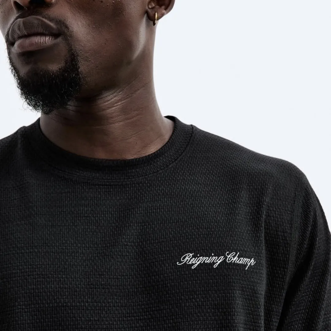 REIGNING CHAMP  |Crew Neck Pullovers Unisex Street Style Plain Short Sleeves